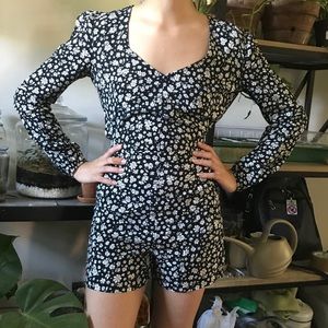 LA Heart Short Romper